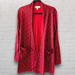 NWOT Wehi's Boutique Malia Kimono in Red, Small/Medium